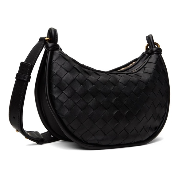 NWT Bottega Veneta Gemelli Messenger Shoulder Bag Black - Picture 5 of 13